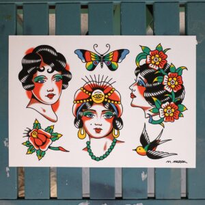 M. Mazak Traditional Tattoo  Flash #5
