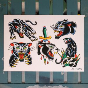 M. Mazak Traditional Tattoo  Flash #12