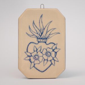 Pollyhock ozdoba ceramiczna #2