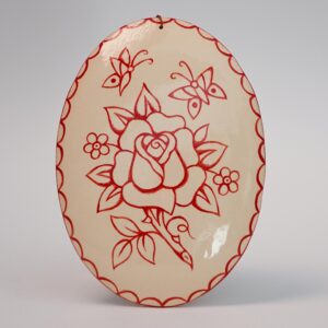 Pollyhock ozdoba ceramiczna #1